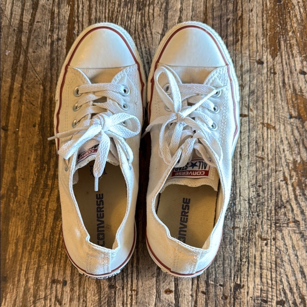 Converse White Low-Top Sneakers